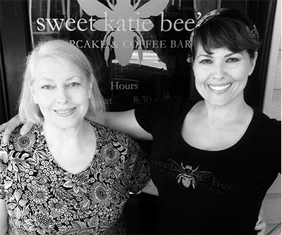 Sweet Katie Bee’s owners Kate Hendrix (left) and her daughter Beth.
