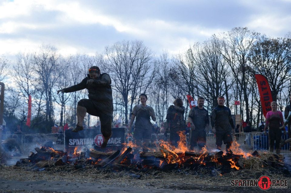 Fire jump obstacles.