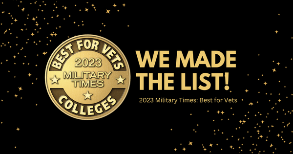 2023 Military Times Best College for Veterans emblem