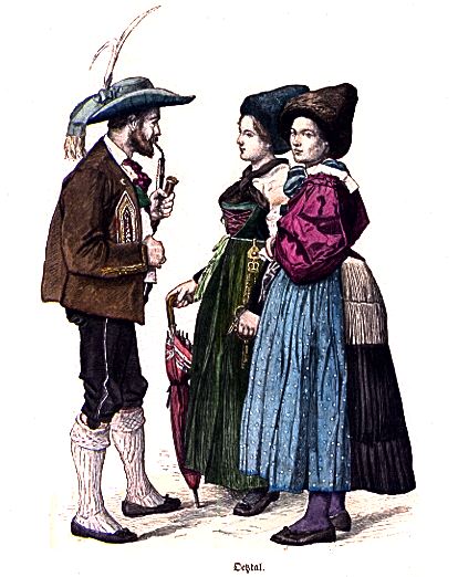Plate #105b - Late Nineteenth Century - Tyrolean Folk Dress