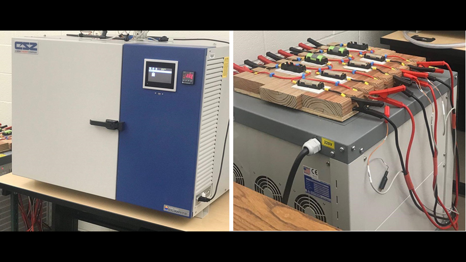 Battery Electrical and Thermal Characterization Setup 