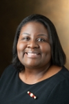 A portrait photo of Jessica Harris, Co-Chair