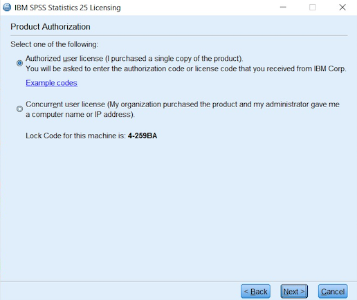 spss version 25 code