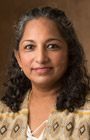 A portrait photo of Jayashree George, DA, ATR-BC, LMFT