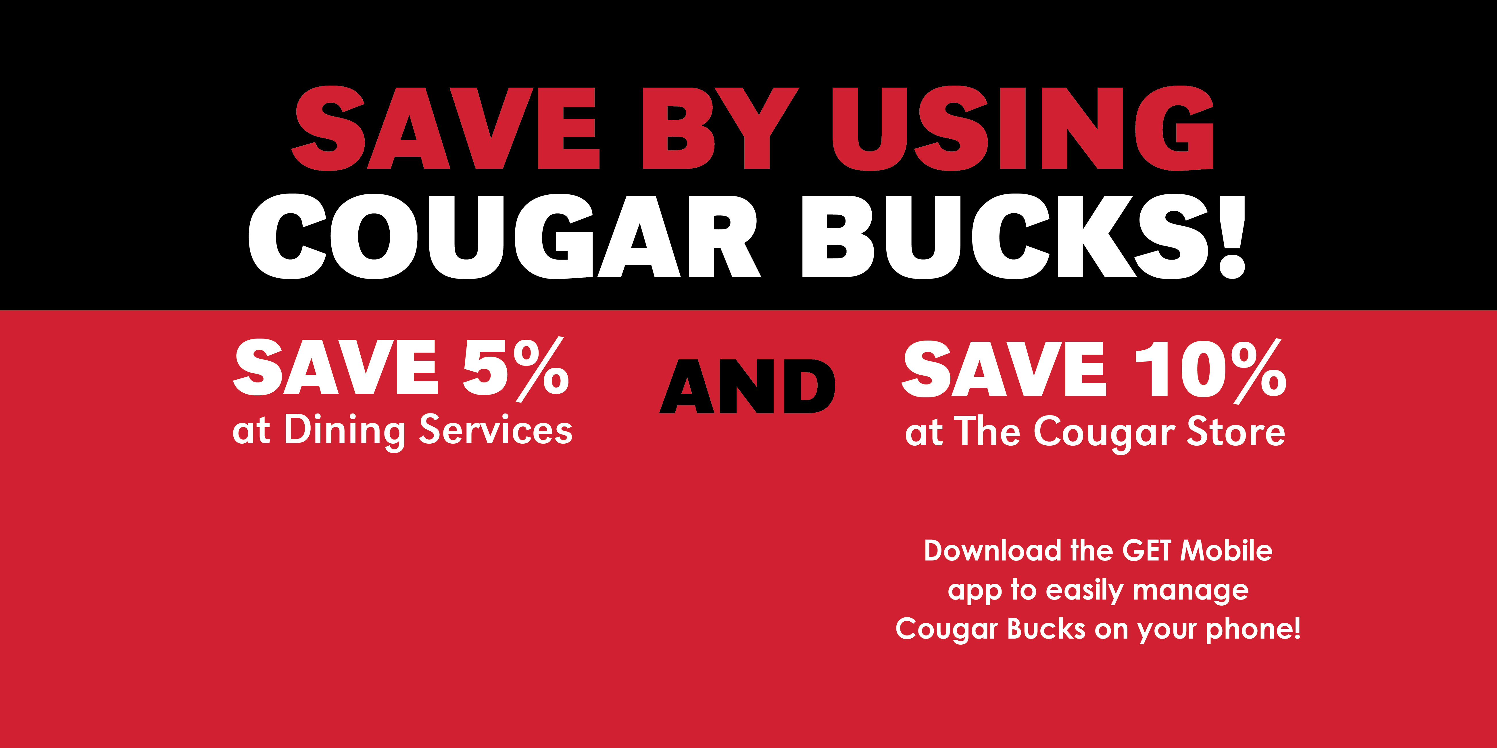 Get The Most Out of Your Cougar Card