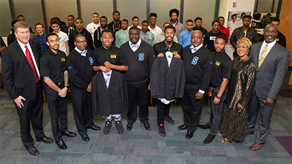East St. Louis Alumni Chapter of Phi Beta Sigma Fraternity Helps SIUE ...