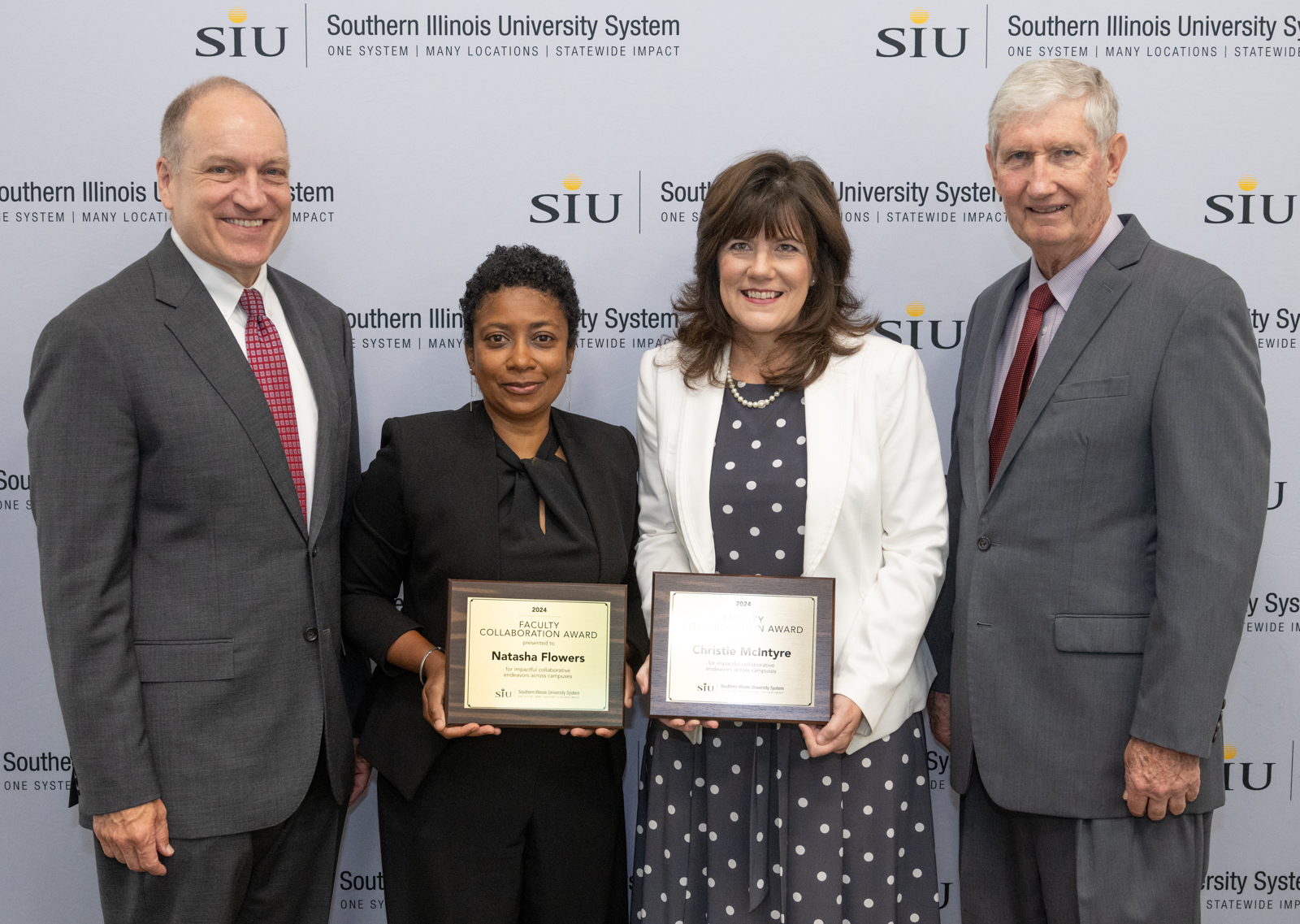 Four Faculty Members Receive 2024 SIU System Collaboration Award