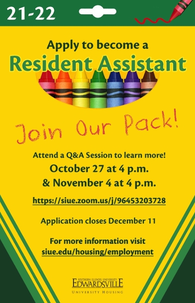 Be a Resident Assistant