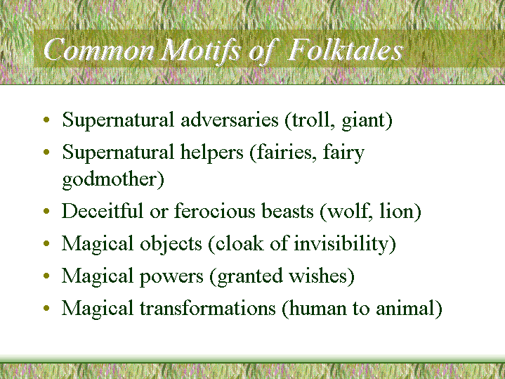 Common Motifs of Folktales
