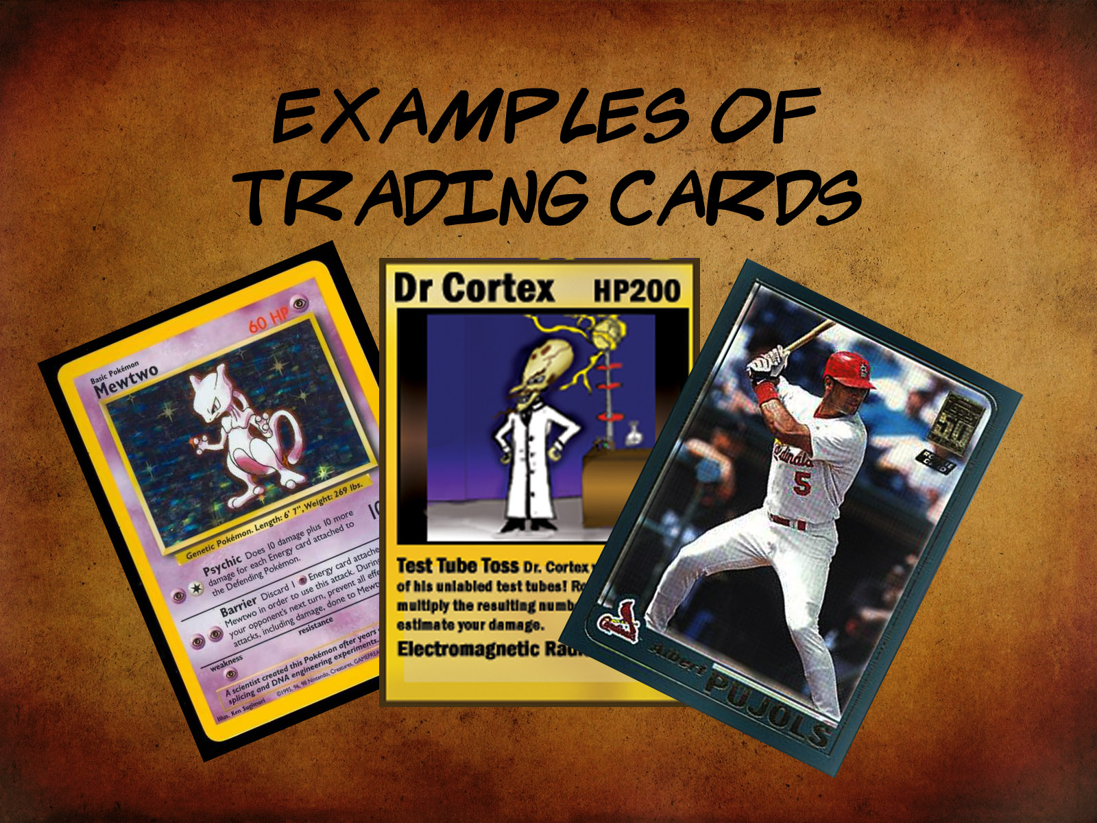 Make Your Own Trading Cards Template Free